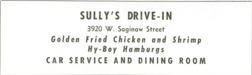 Sullys Drive-In - High School Yearbook (newer photo)